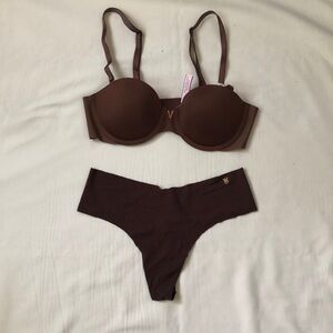 Victoria’s Secret Brown Bra and Panty